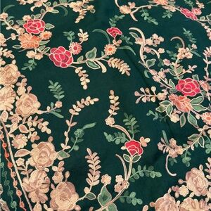 Full Sized Pashmina Embroidered Shawl